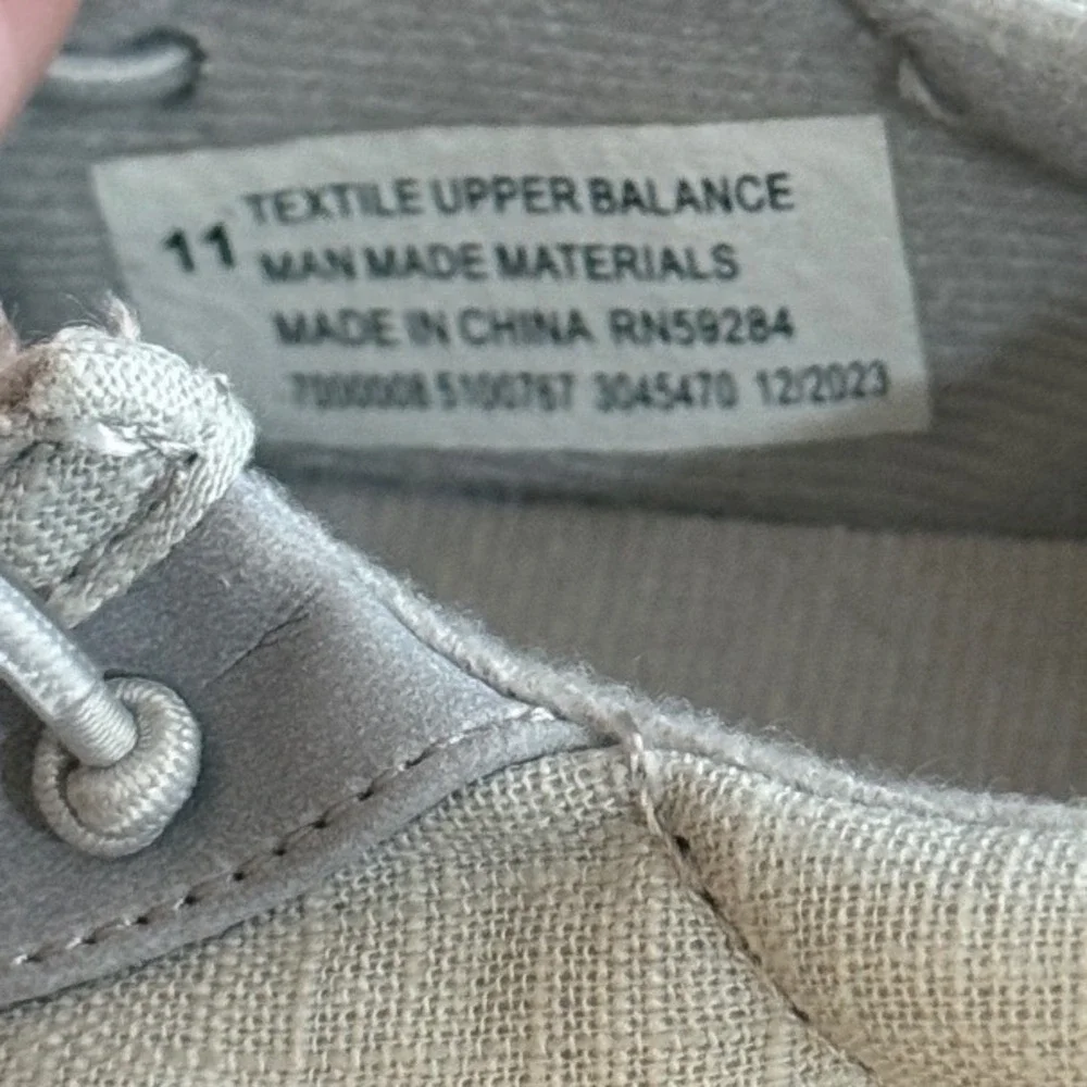 The Childrens Place Boys Grey Canvas Boat Shoes Slip On Loafers Size 11
